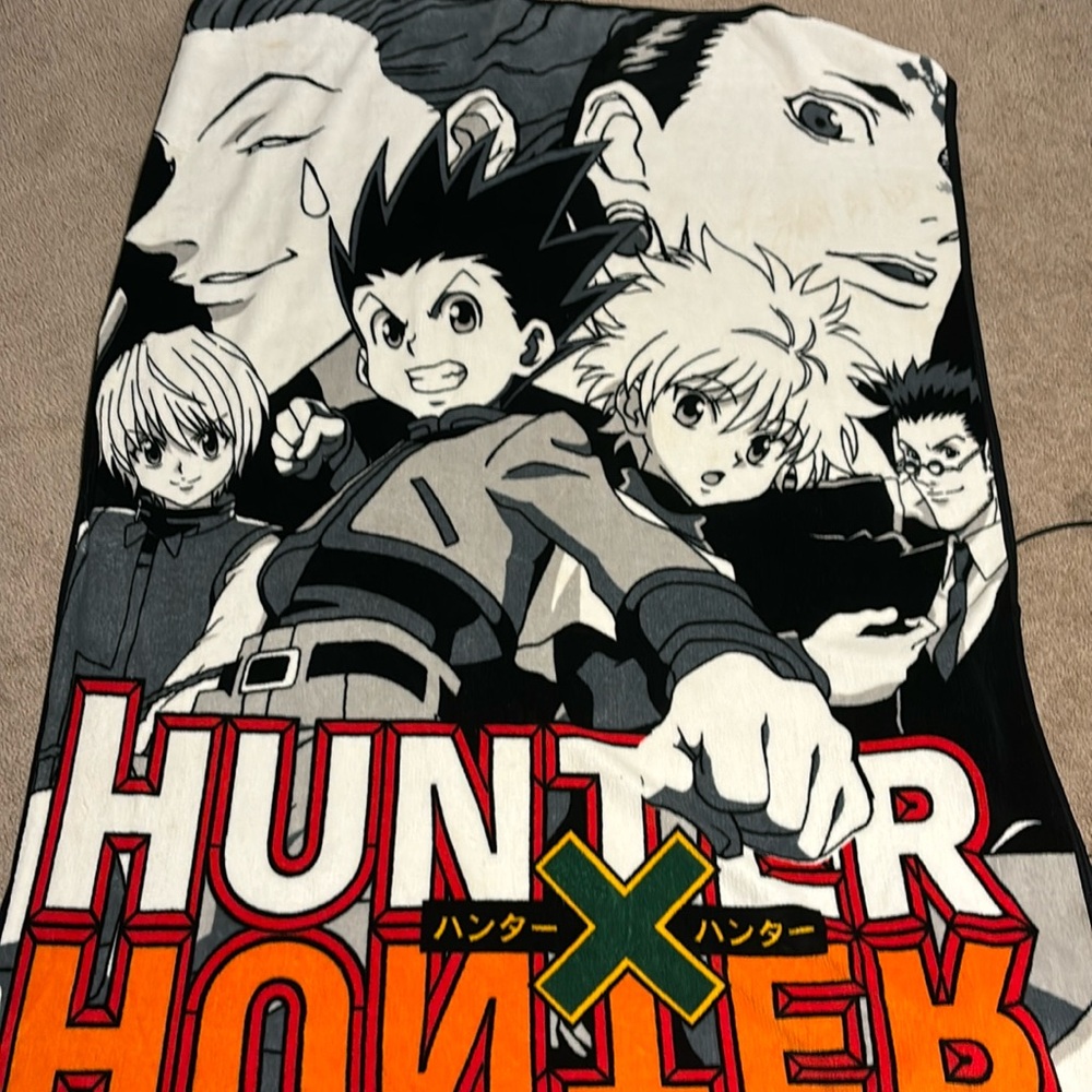 Hunterxhunter blanket! Excellent condition:)